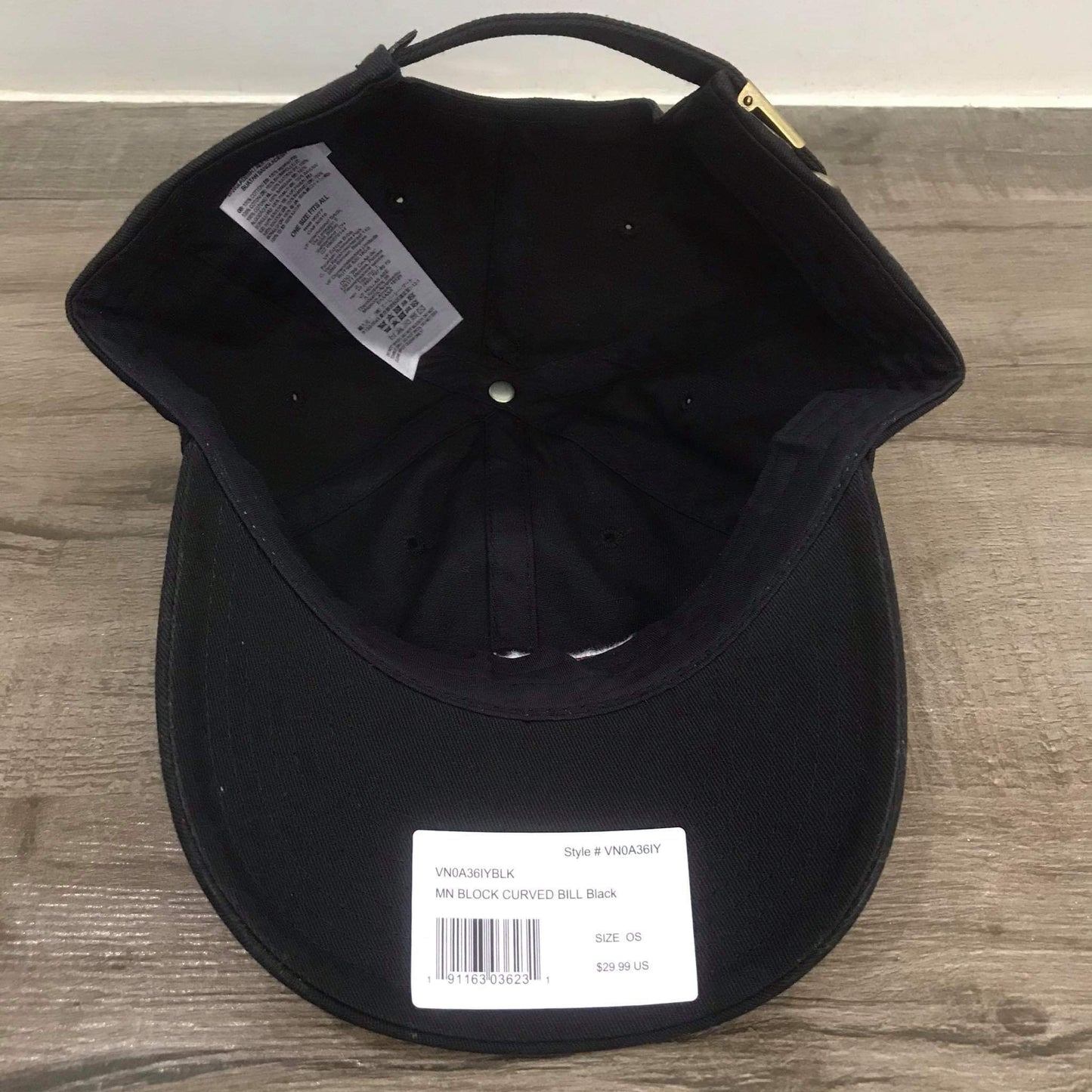 Vans Block Curved Bill Jockey Dad Hat